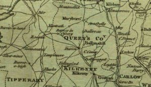 Extract from 'A New And Accurate Map of The Kingdom of Ireland' by Taylor and Skinner, 1777