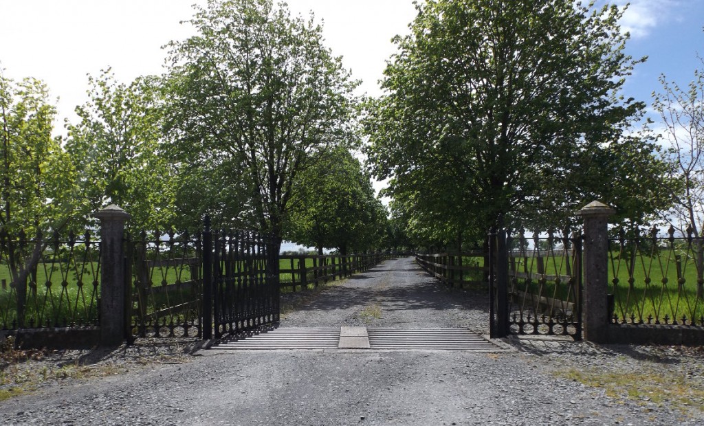 Farmleigh House was destroyed by fire and all that survives today are these gates.
